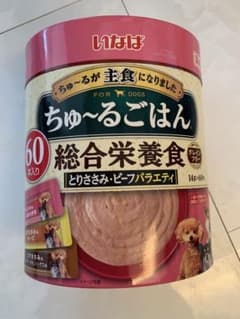 いなば　ちゅ〜るごはん　総合栄養食　とりささみ・ビーフバラエティ　60本入りのサムネイル
