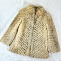 銀サガ ブルーフォックス ファーコート サイズS相当 銀サガ レディース