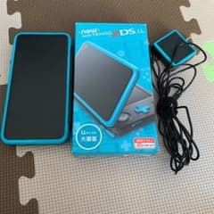 Newニンテンドー2DS LL ブラック×ターコイズ ソフト＆充電器セットのサムネイル