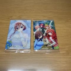 五等分の花嫁ウエハースホロ箔中野三玖、金箔5人のサムネイル
