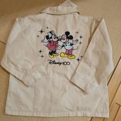 미콜리드 Disney100 미키 미니 트일 재킷 아이보리
