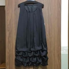 【たくぽん様 専用】くしゅくしゅワンピース 黒のサムネイル