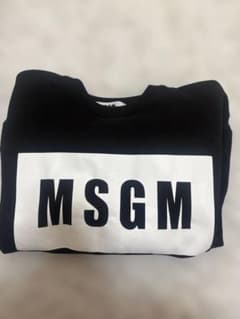 MSGM ブラック スウェット XSのサムネイル
