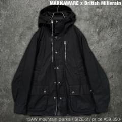 MARKAWARE x British Millerain 13AW パーカー - メルカリ