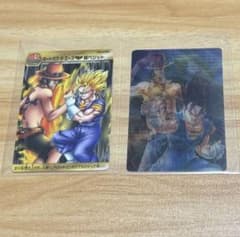 ジャンプ40周年 コラボカード ドラゴンボールZ×ワンピース エース