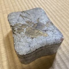 花鳥文様 有職道具 有職調度 時代茶道具 木地卵殻蒔絵 香箱 小筥