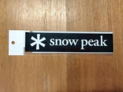 snow peak、ロゴステッカー、新品のサムネイル