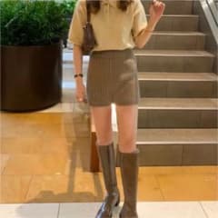 nugu ニットショートパンツのサムネイル