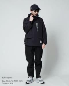 Gramicci x AND WANDERパッチワークウィンドパーカー Sサイズ