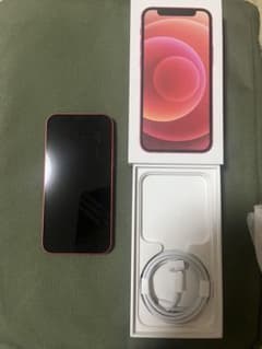 Apple iPhone12mini RED 64GB 87% 수리 경력 없음