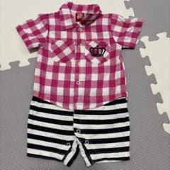 BABYDOLL チェックロンパース 70サイズのサムネイル