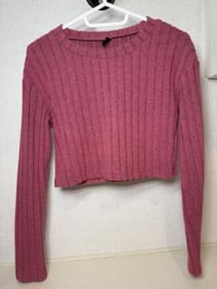 SHEIN リブニットトップス XS 未使用のサムネイル