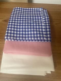 check&stripe リネン 綿麻布ハギレセットのサムネイル