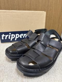 trippen トリッペン レザーサンダル ブラック 38のサムネイル