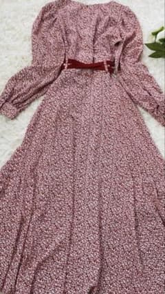 【eimy istoire】 リトルフラワーワンピース 小花柄 レッドのサムネイル