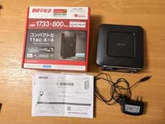 BUFFALO 無線LANルータWSR-2533DHP-CB 本体　アダプタ箱付のサムネイル