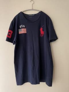 【美品】Polo Ralph Lauren ラルフローレン Tシャツ　ネイビーのサムネイル