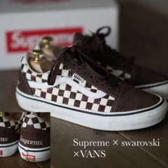 キムタク着 supreme × swarovski × vans スニーカー キムタク着 supreme × swarovski × vans スニーカー - メルカリ