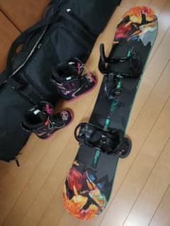 バートン スノーボード板 ビンディング ブーツ ケース セット - メルカリ