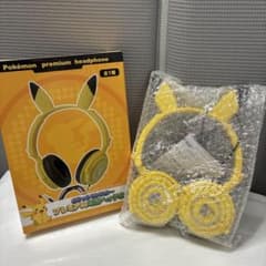 Pokémon wired headphones with earpieces, featuring Pikachu.