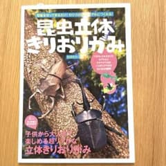昆虫立体きりおりがみ 型紙を切って折るだけ!のりづけなしでリアルにつくれる! …のサムネイル