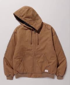 XLARGE STUDDED HOODED WORK JACKET BROWNのサムネイル