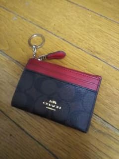 COACH コーチ シグネチャー コインケース キーリング付 - メルカリ