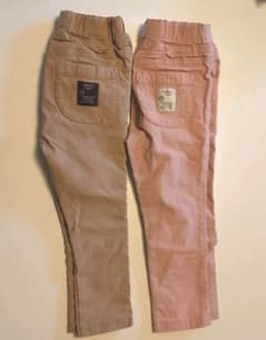 ストレッチパンツ95cm あたたか ２本セット 美品のサムネイル