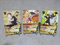 NARUTO 나루티메트카드 배틀 가애라, 테마리, 칸크로우 3장 세트