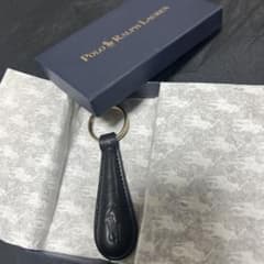 値下げ中 Polo Ralph Lauren レザー キーホルダー 箱付きのサムネイル