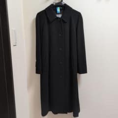 バーバリーブラックレーベル カシミヤ混 ウール ロング コート バーバリー ウールコート ロング カシミヤ混 ブラック - メルカリ