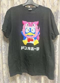 沖縄限定 ドンペンＴシャツ 黒　シーサー　ドンキ
