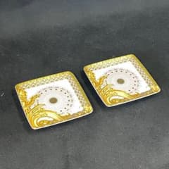 ヴェルサーチ ビサンチン スクエアプレート11.2cm 2枚セット - メルカリ