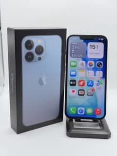 極美品iPhone13Pro 128GB SIMフリー ブルー 100% 69のサムネイル