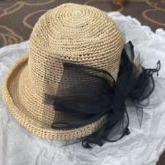 CA4LAカシラ 麦わら帽子 リボン付きのサムネイル