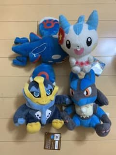ポケモン エンペルト ルカリオ パチリス カイオーガ ぬいぐるみのサムネイル
