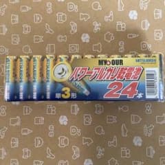 アルカリ乾電池 単3形 1.5V 24本セット 三菱電機 MITSUBISHIのサムネイル
