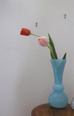 最終値下げ　Vintage flower base ビンテージ　花瓶のサムネイル