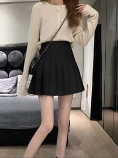 SHEIN ミニスカート 黒のサムネイル