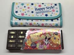 平成グッズ ちゃお付録 12歳。チョコペンケース、春色☆シャイニー長財布セットのサムネイル