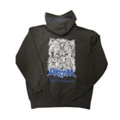 Chevon 【FC限定】DUA・RHYTHM刺繍プルオーバーパーカー L 青のサムネイル