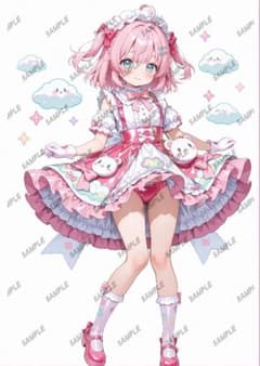 AL10 オリジナルイラスト 高画質 光沢写真用紙 A4ポスター - メルカリ