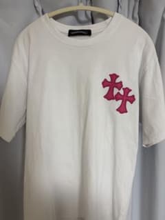 CHROME HEARTS Tシャツ ホワイト ピンクのサムネイル