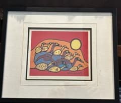 Canadian art カナダ原住民美術 ルーンカモ太陽　原住民アーティスト Canadian art カナダ原住民美術 ルーンカモ太陽 原住民アーティスト