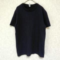 アメリカンアパレル 無地 Tシャツ クルーネック 半袖 S 黒 綿 カジュアルのサムネイル