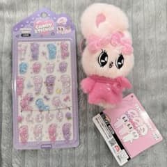 韓国限定 正規品 エスターバニー キャンディーステッカー・バニーぬいぐるみセット