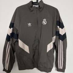 adidas レアル・マドリード ナイロンジャケット グレー - メルカリ