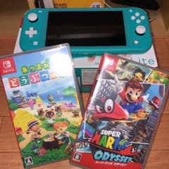 Nintendo Switch Lite. どう森.マリオのサムネイル
