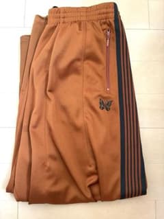needles 24ss トラックパンツ　H.D ヒザデル　オレンジ　M needles Needles 24ss オレンジ ヒザデル トラックパンツ - メルカリ