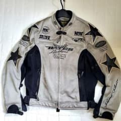 BATES メッシュ バイクジャケット XL シルバー ライナー付き - メルカリ